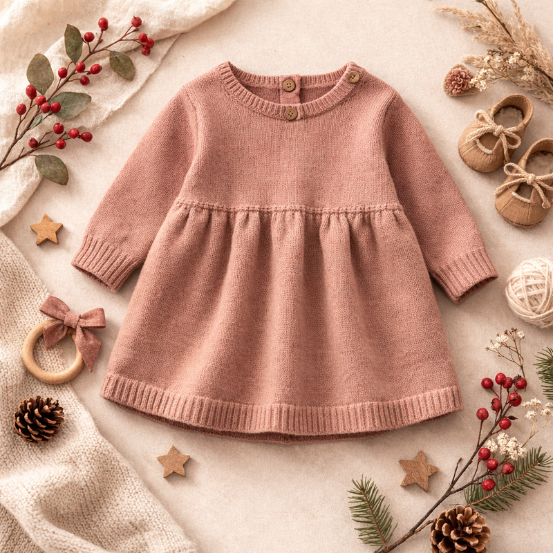 Snowberry Organic Knit Dress
