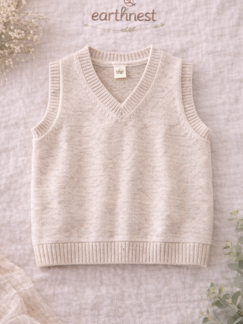 Organic Knit Vest — Boy