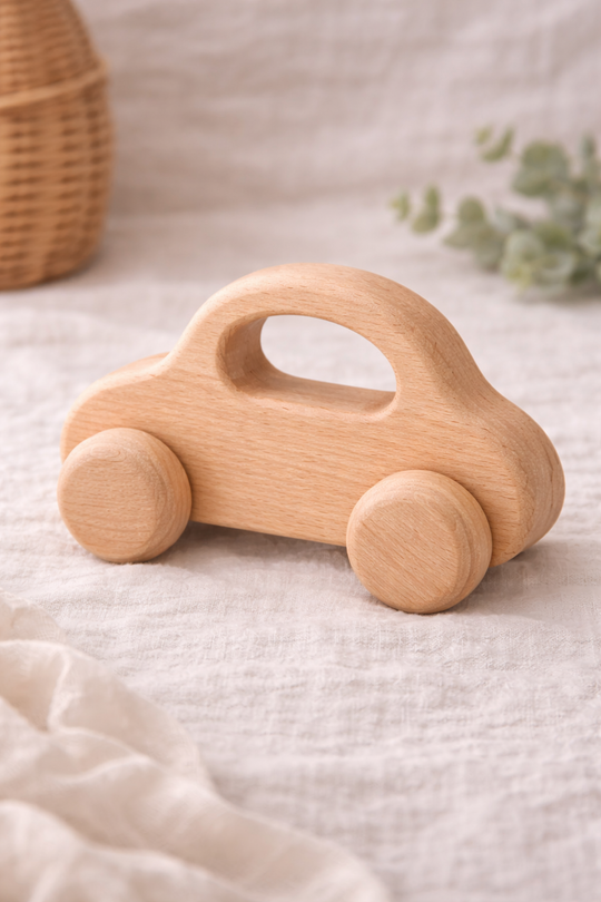 Handcrafted Wooden Push Car