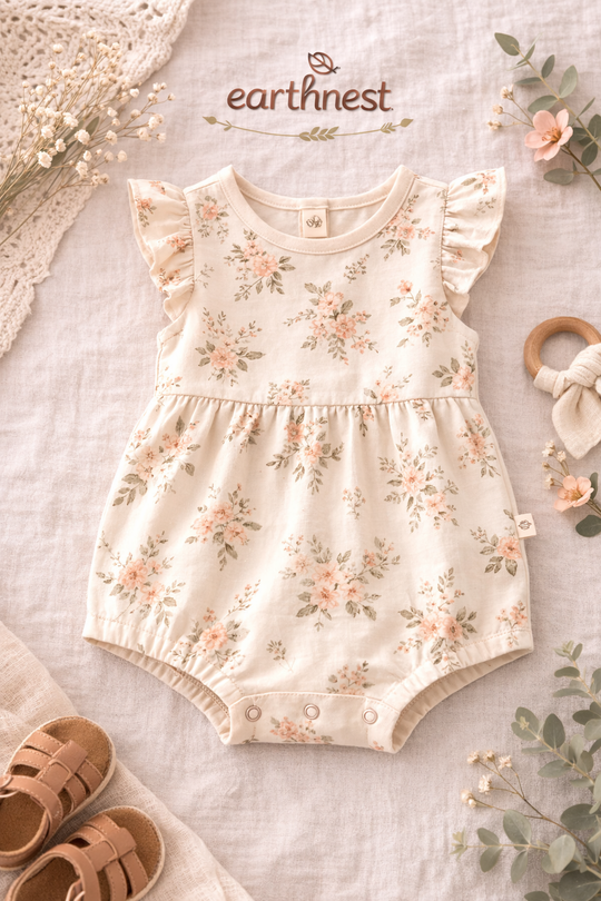 Floral Ruffle Romper