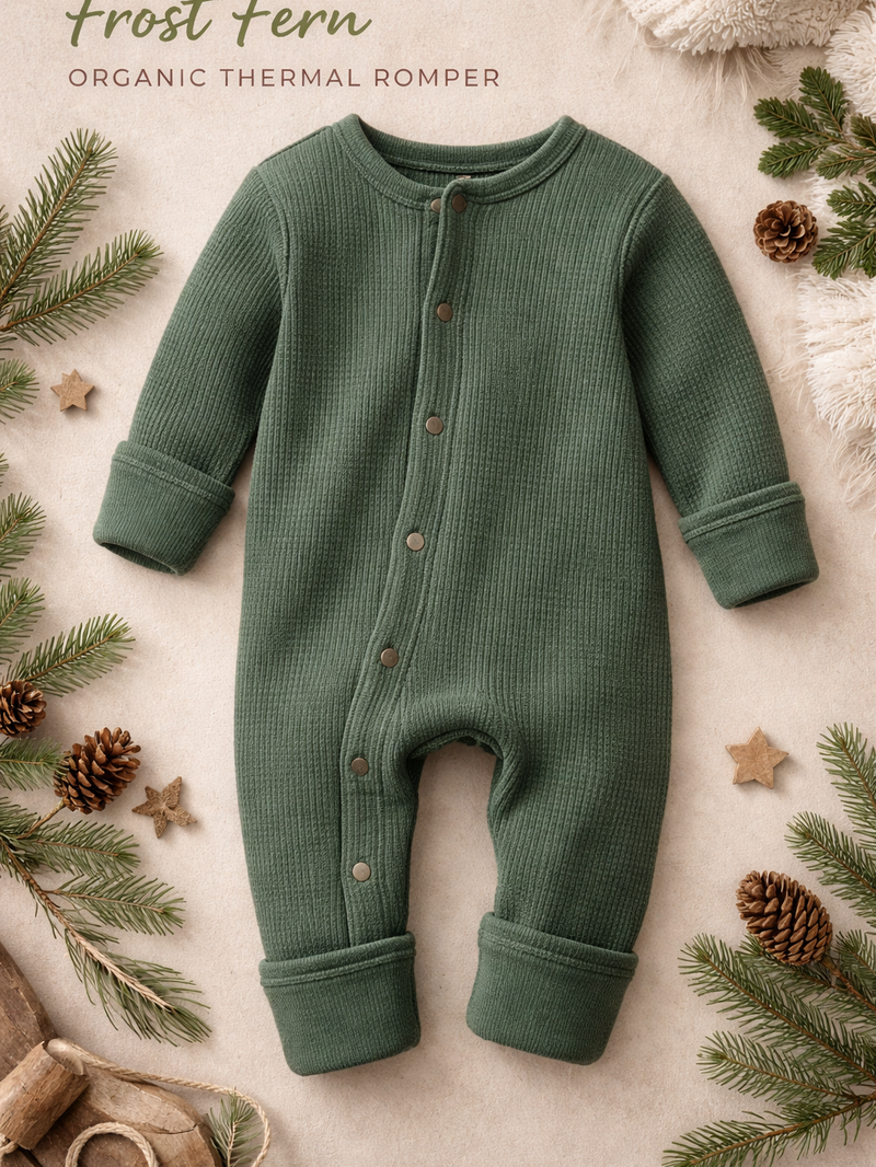 Frost Fern Organic Thermal Romper