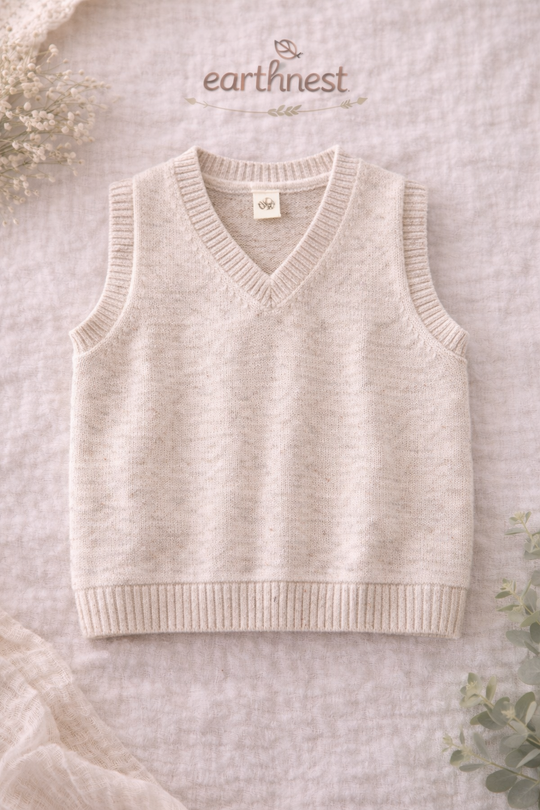 Organic Knit Vest — Boy